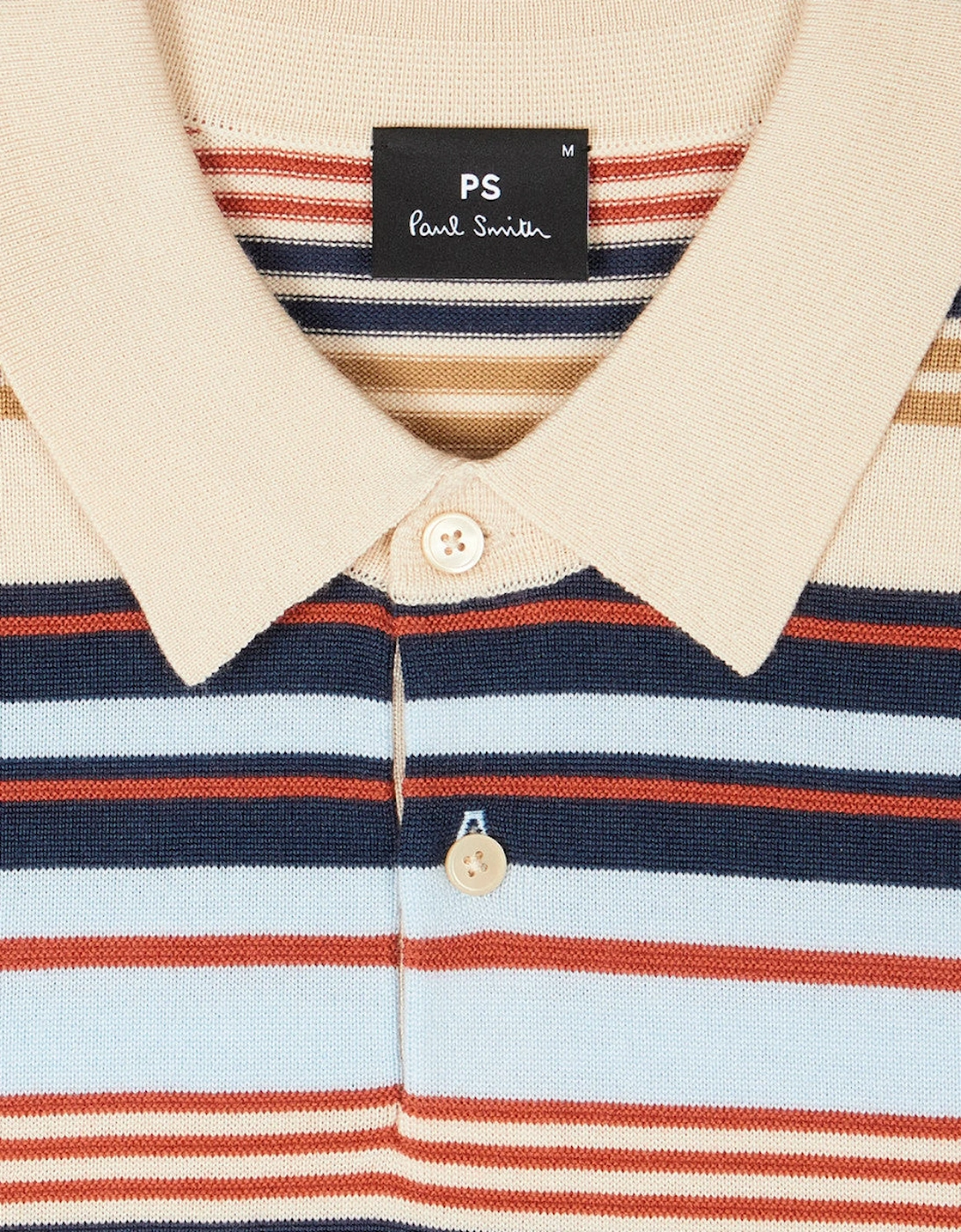 PS Sweat Polo Shirt 03 White