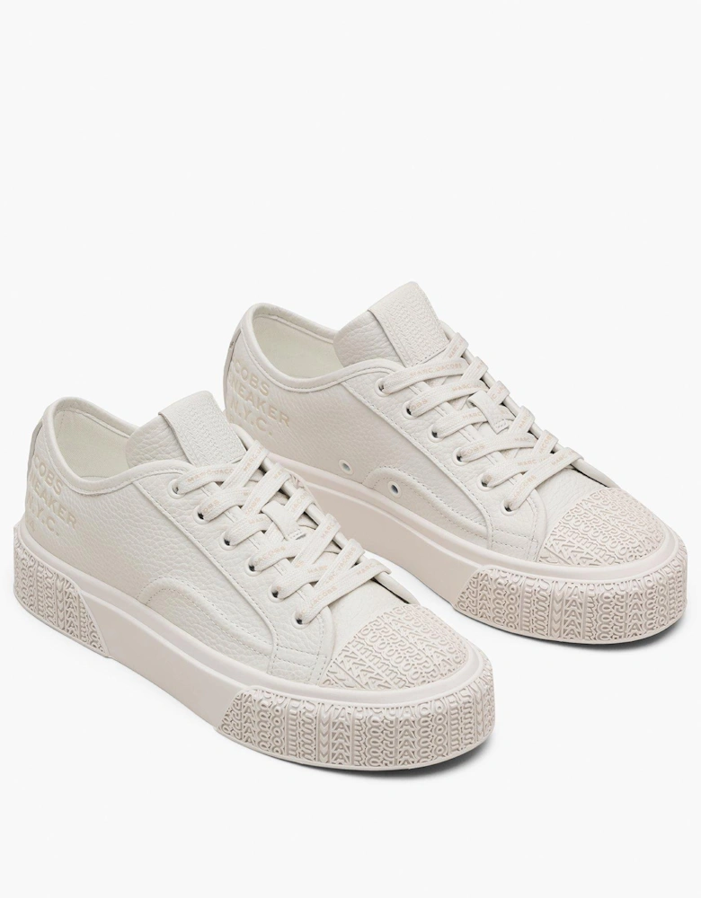 The Leather Sneakers - Cotton White