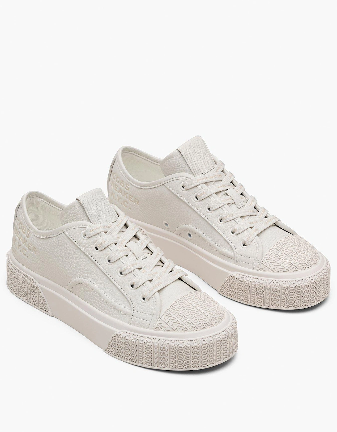 The Leather Sneakers - Cotton White