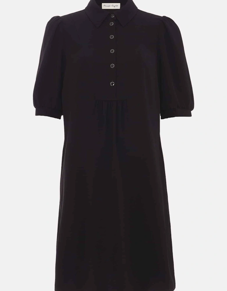 Claudia Button Swing Mini Dress