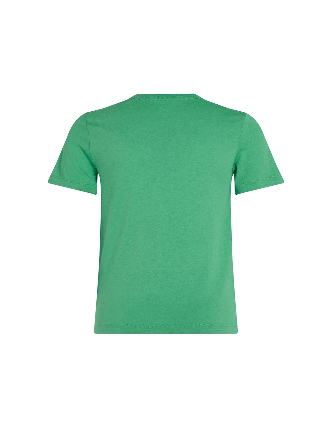 Kids Chest Monologo Short Sleeve T-Shirt - Green