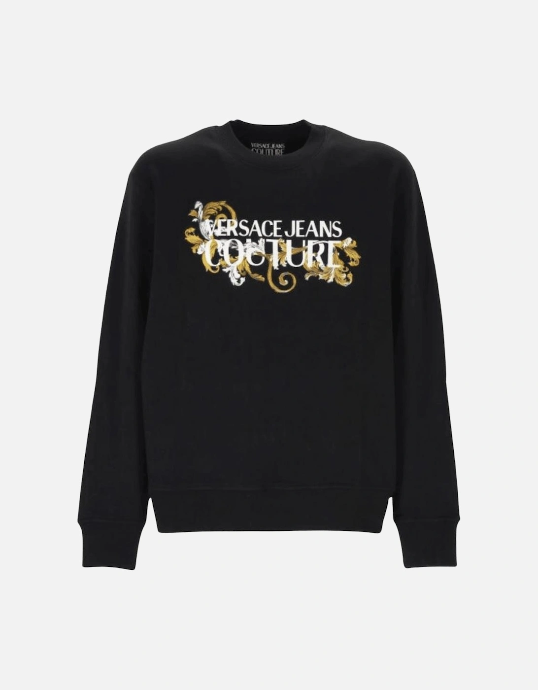 Graphic Baroque Logo Black Sweatshirt, 3 of 2