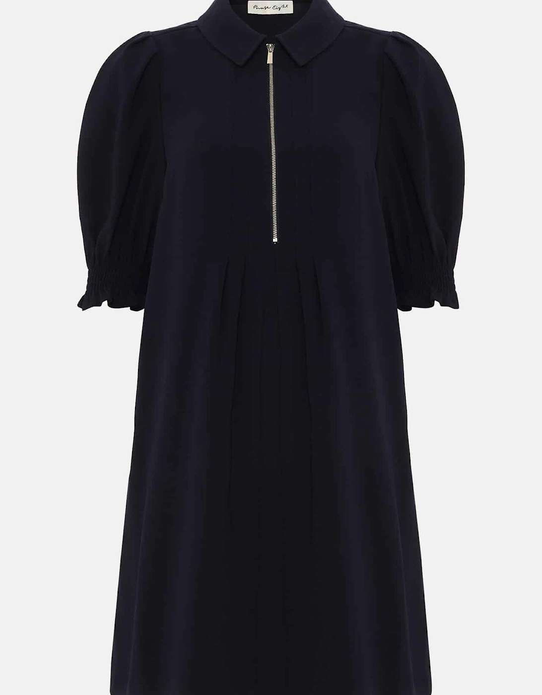 Candice Navy Zip Mini Dress