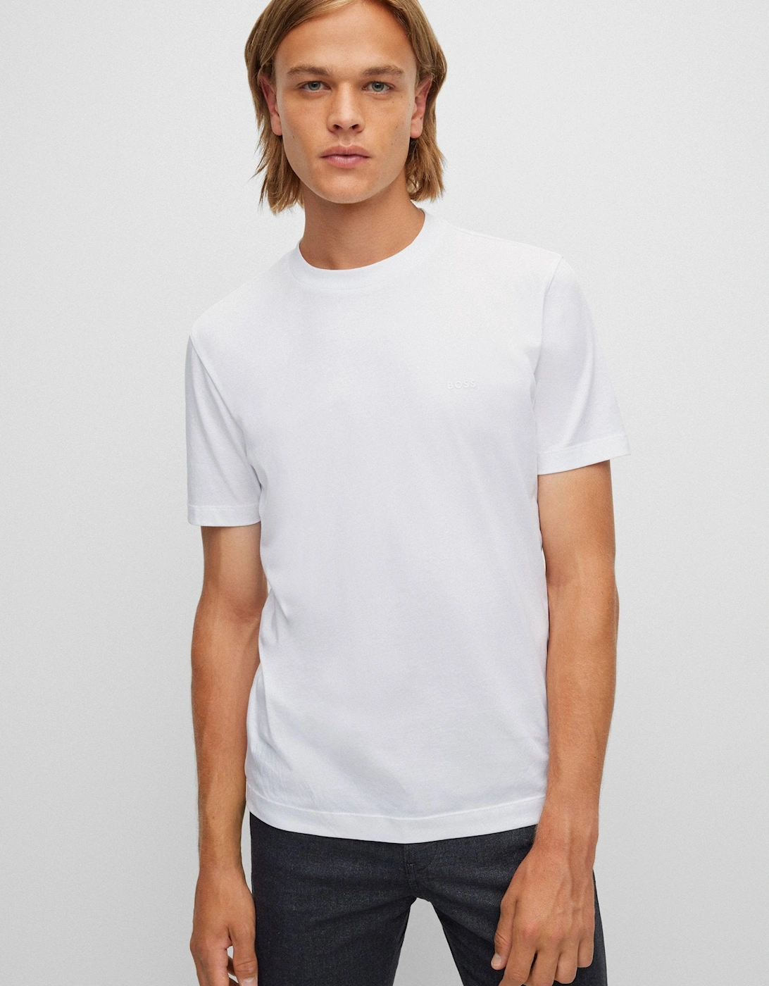 BOSS Black Thompson 01 T-Shirt SS25 100 White