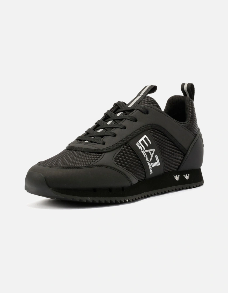 Black & White Carbon Men's Black/Silver Trainers