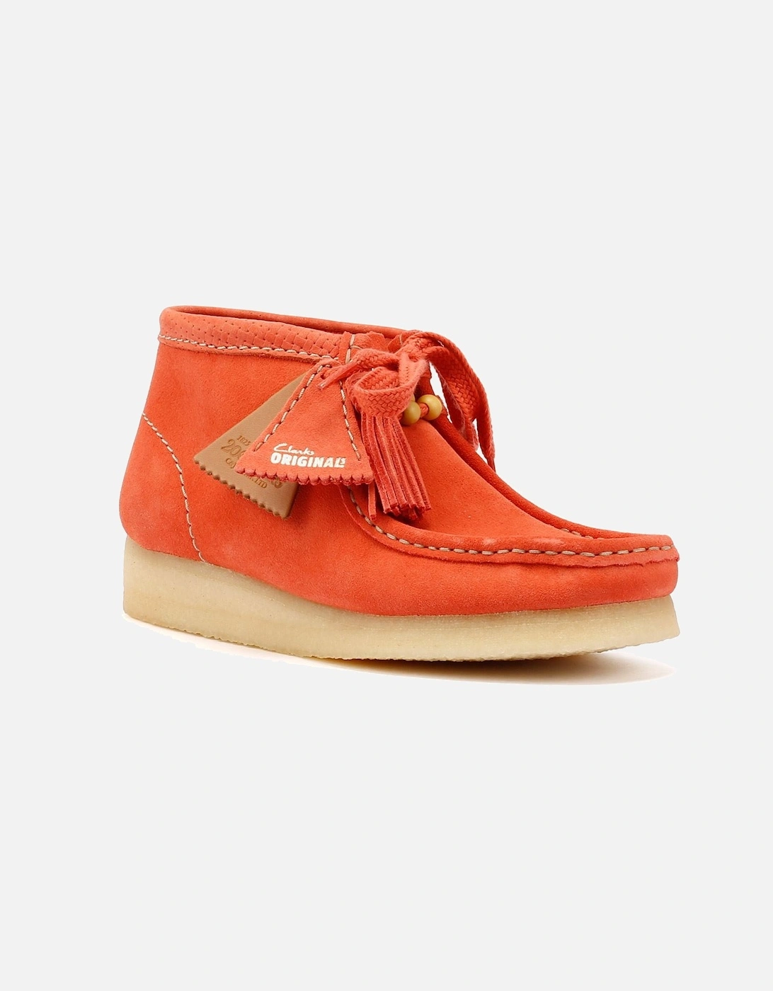 Originals - 26181112 WOMENS WALLABEE BOOT CORAL SUEDE