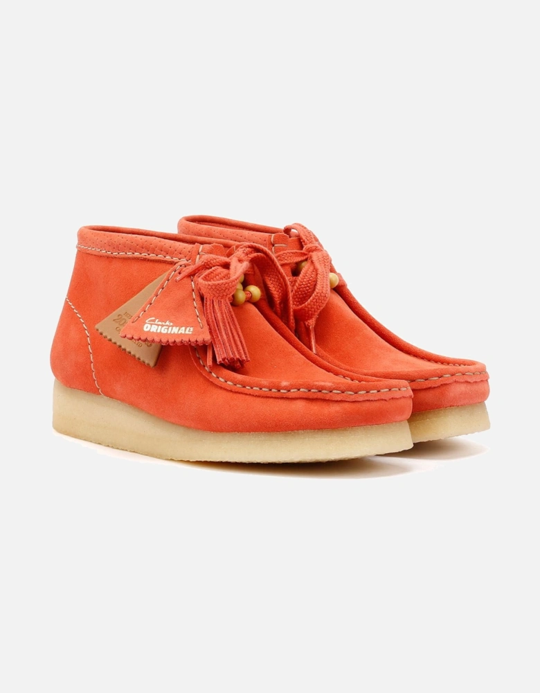 Originals - 26181112 WOMENS WALLABEE BOOT CORAL SUEDE