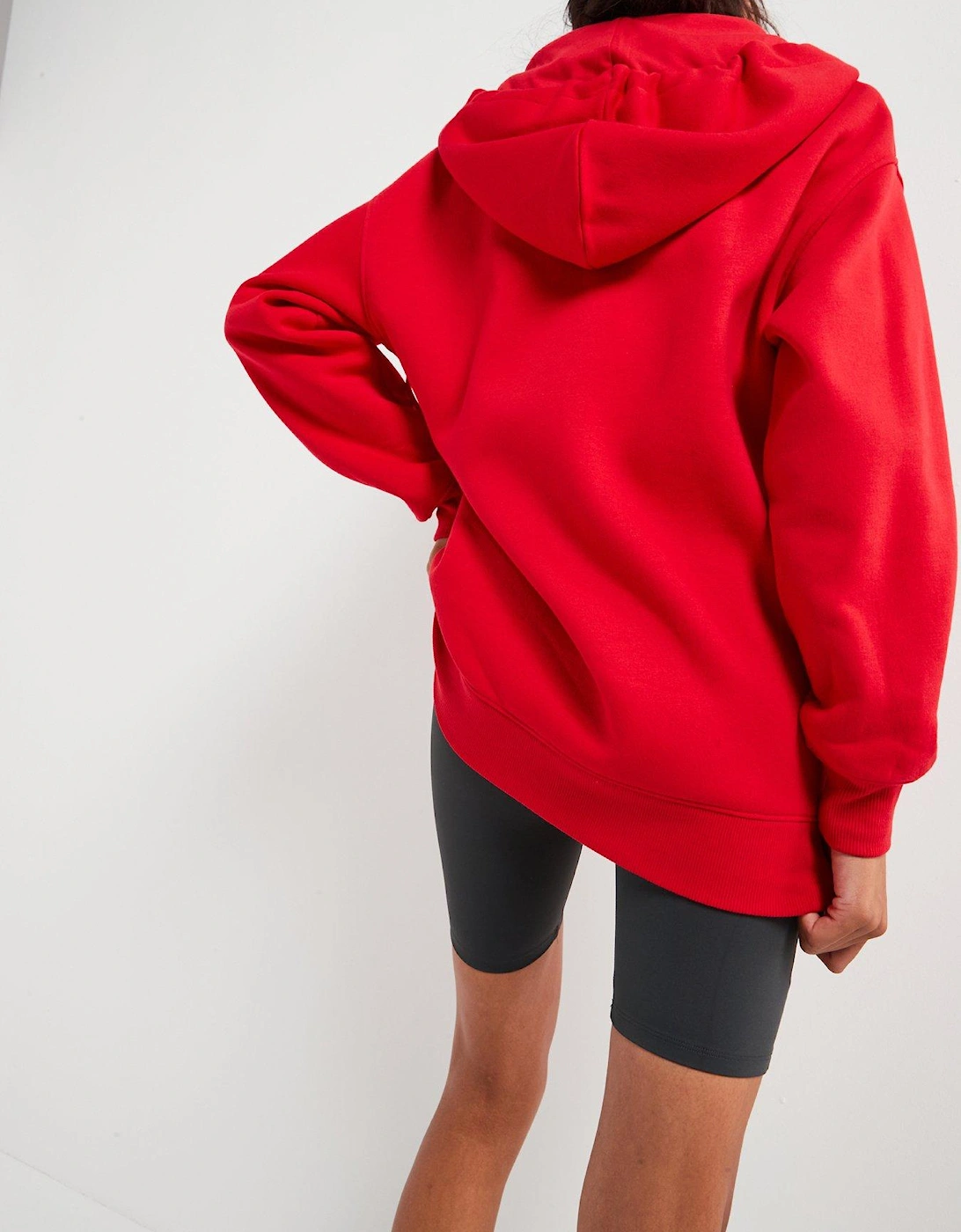 The Essential Zip Through Hoodie - Red