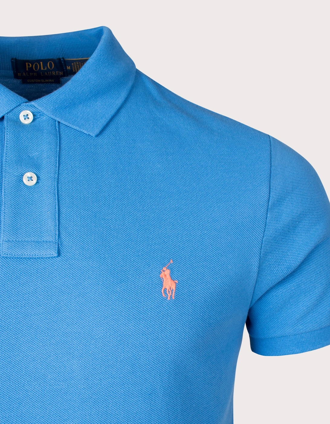 Custom Slim Fit Mesh Polo Shirt