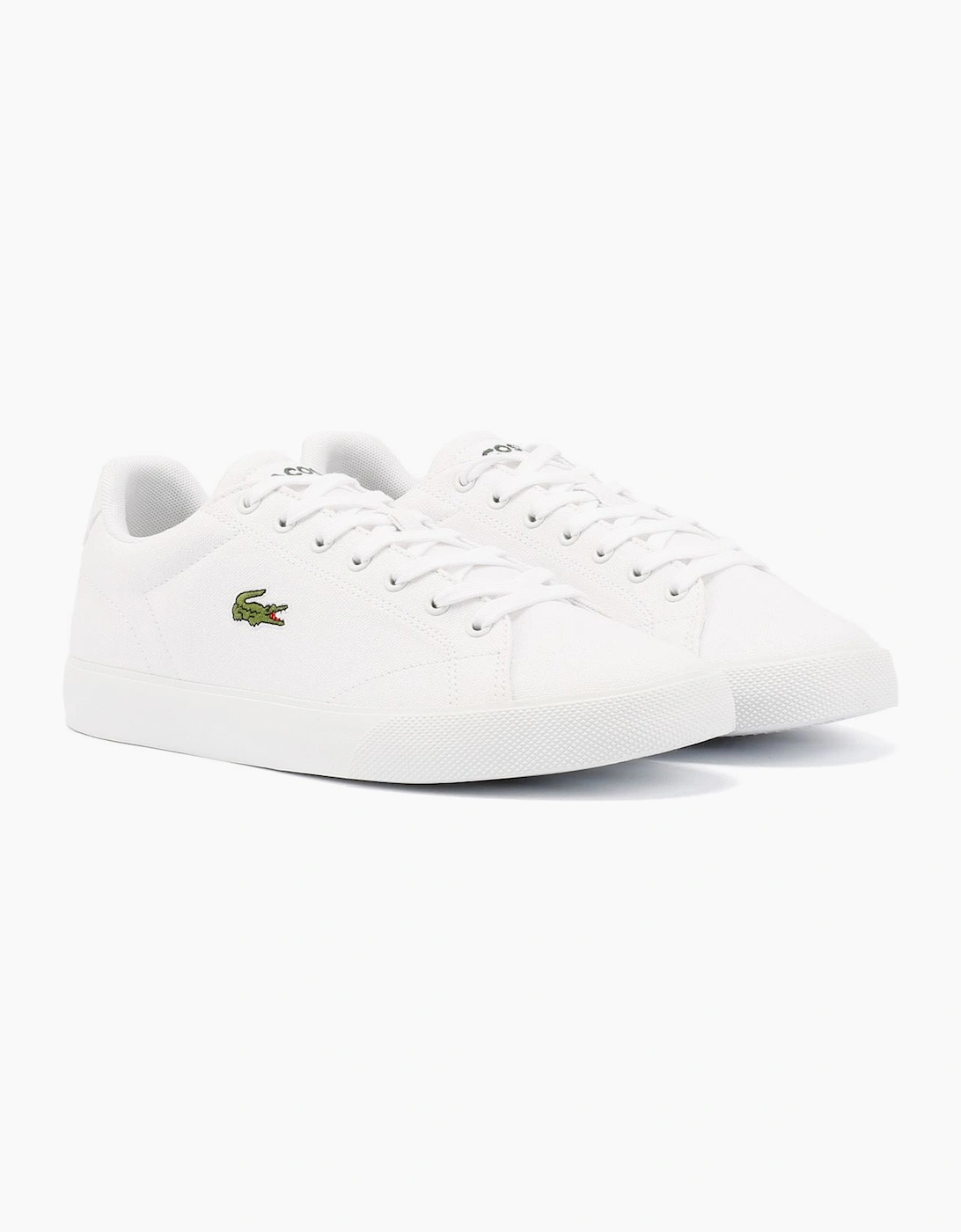Mens Lacoste Lerond Set Leather Mens White Trainers - Size: 6