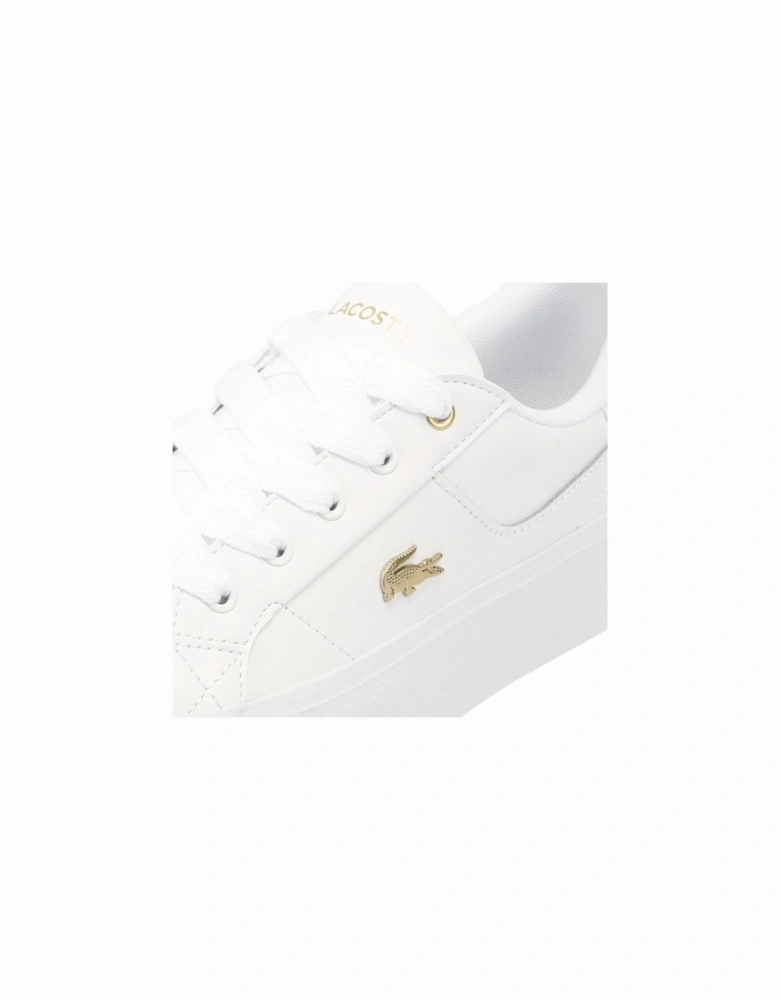 Ziane Platform Leather Women's White Trainers