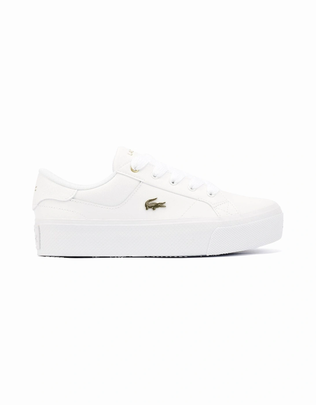 Ziane Platform Leather Women's White Trainers