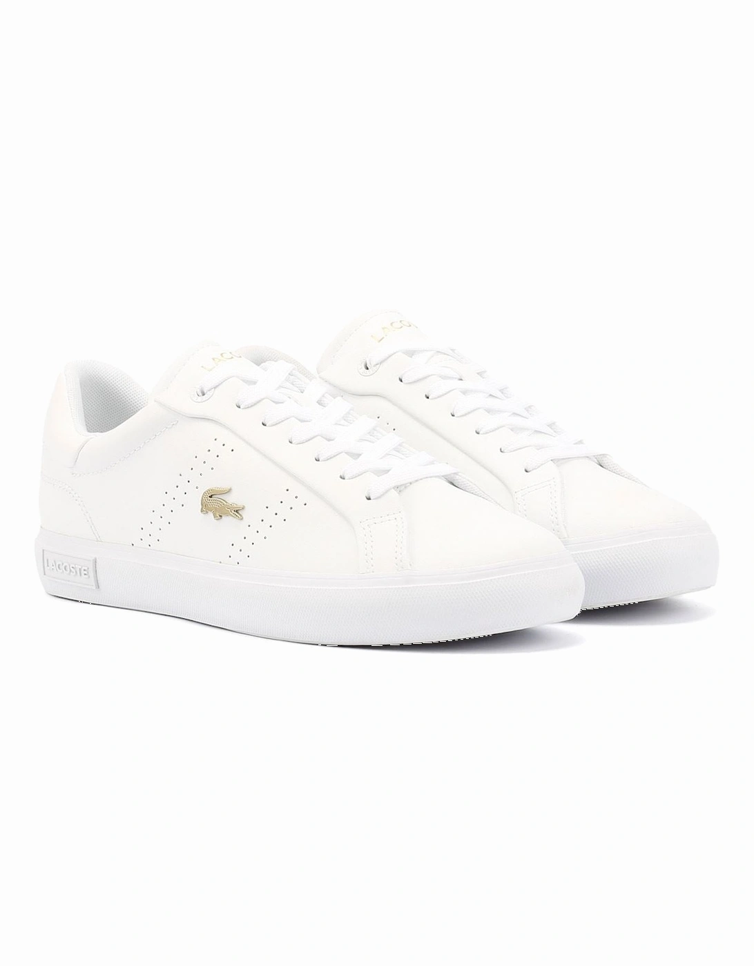 Powercourt 2.0 Leather Women's White Trainers, 9 of 8