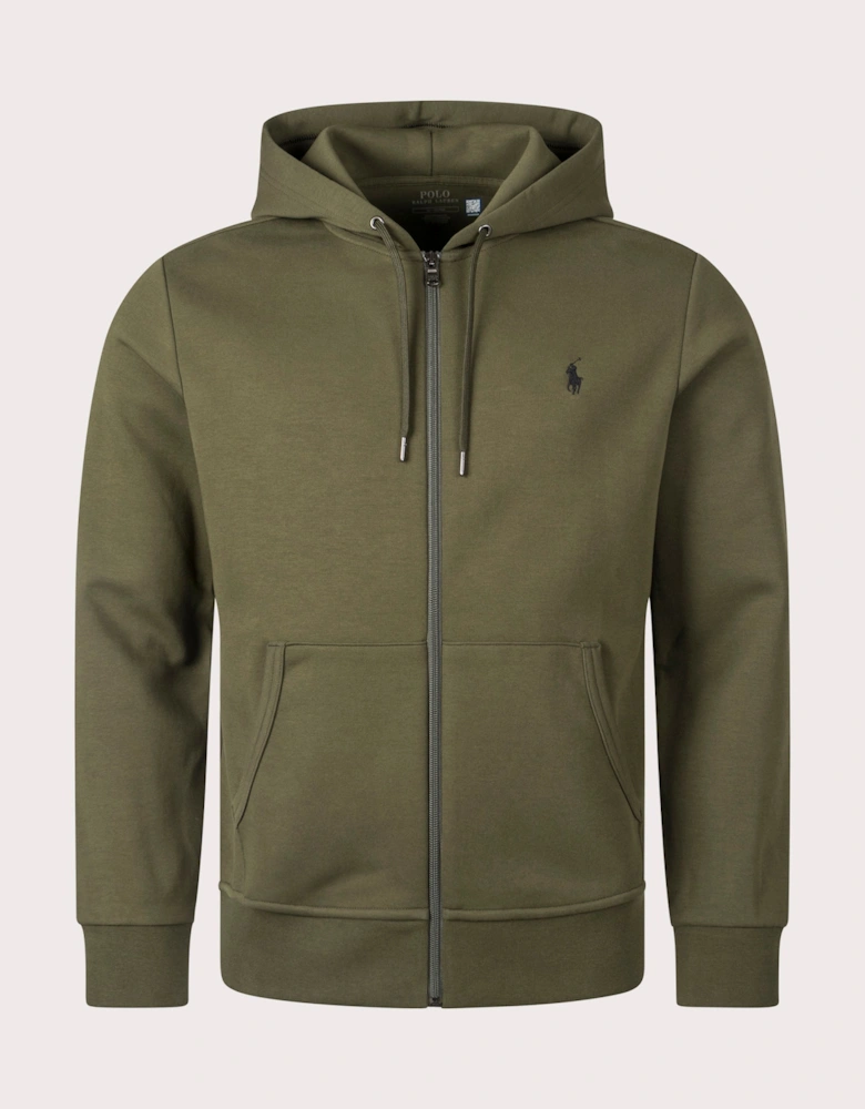 Zip Through Double Knit Hoodie