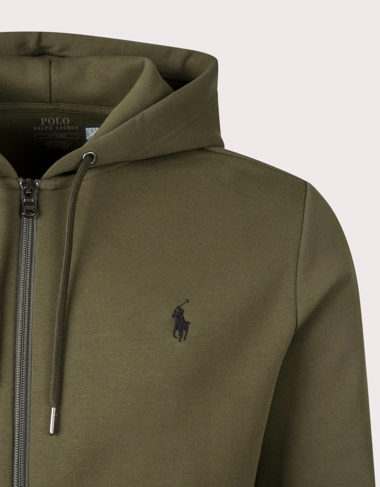 Zip Through Double Knit Hoodie