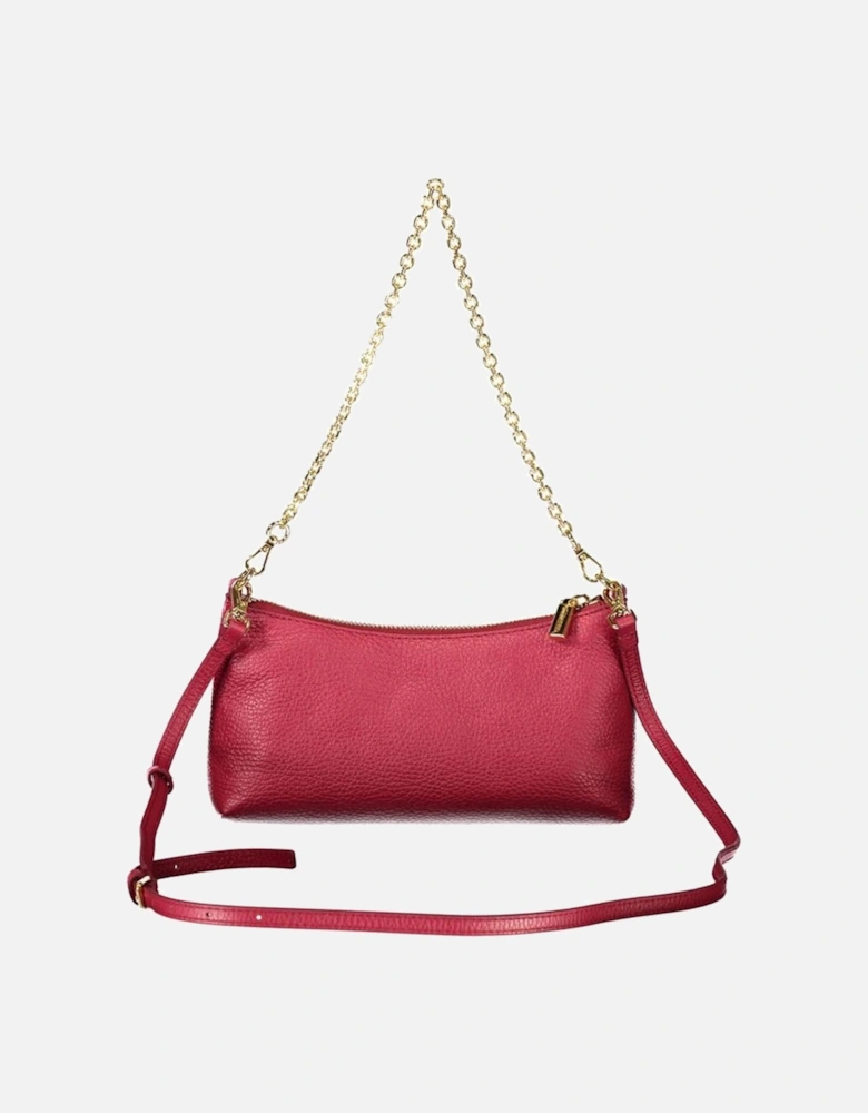 Luxury Leather AURA Shoulder Bag Women - Red Handbags