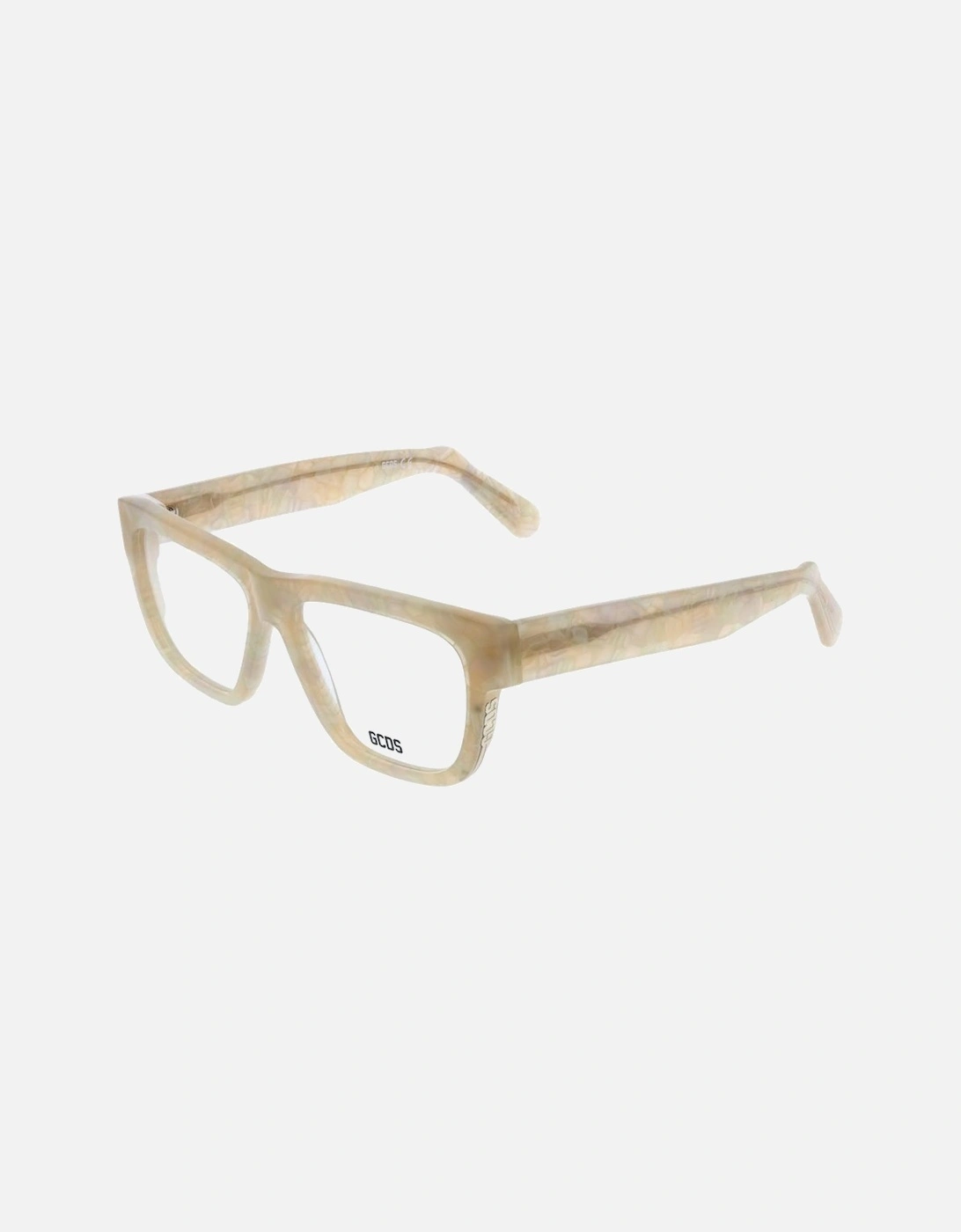 Rectangle Full-Rim Acetate Frame Glasses Unisex - White, 4 of 3