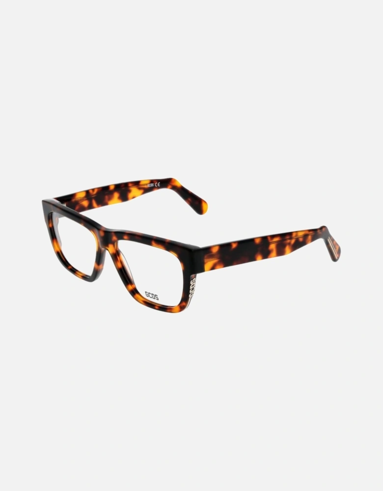 Acetate Rectangle Full-Rim Glasses with Demo Lenses Unisex - Brown