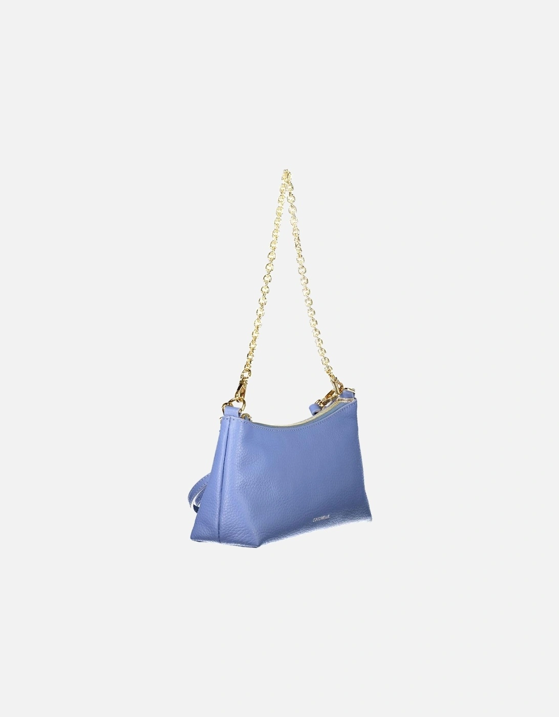 Aura Leather Bag with Chain Handle Women - Light Blue Handbags