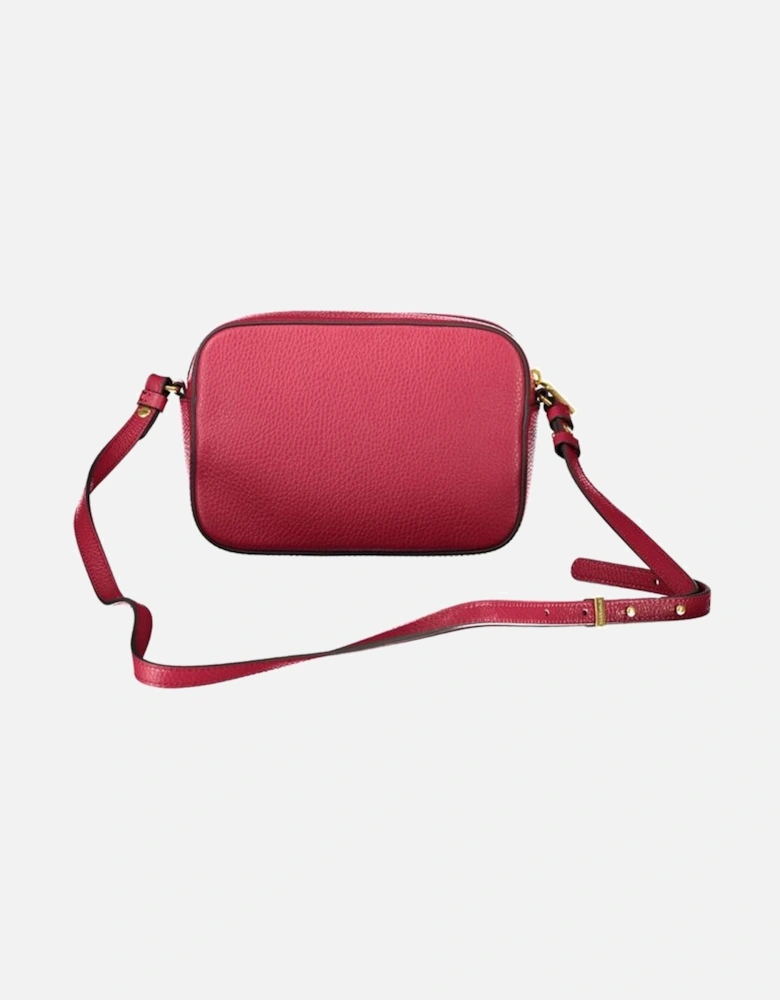 Red Leather Women Handbag