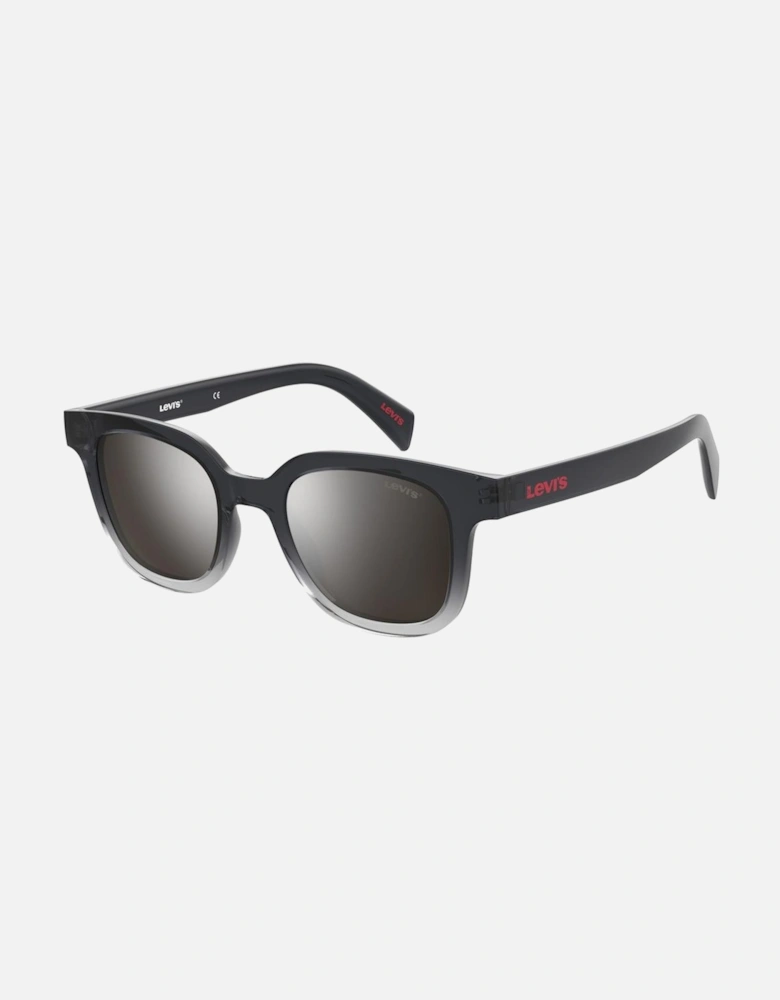 Eco Polyamide Sunglasses with Silver Accents Unisex - Gray
