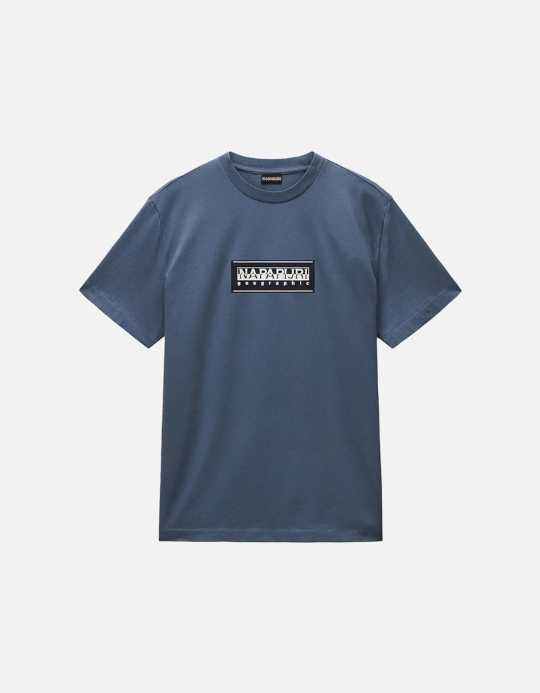 S Box Logo T-Shirt Stormy Weather