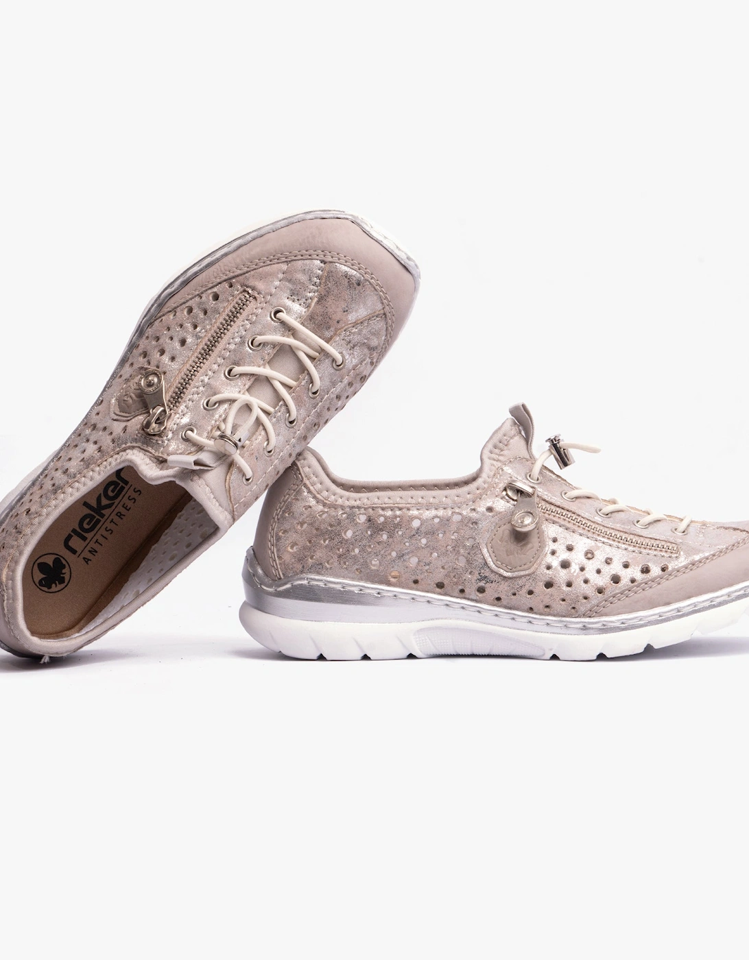 L32P6-90 Womens Shoes Metallic