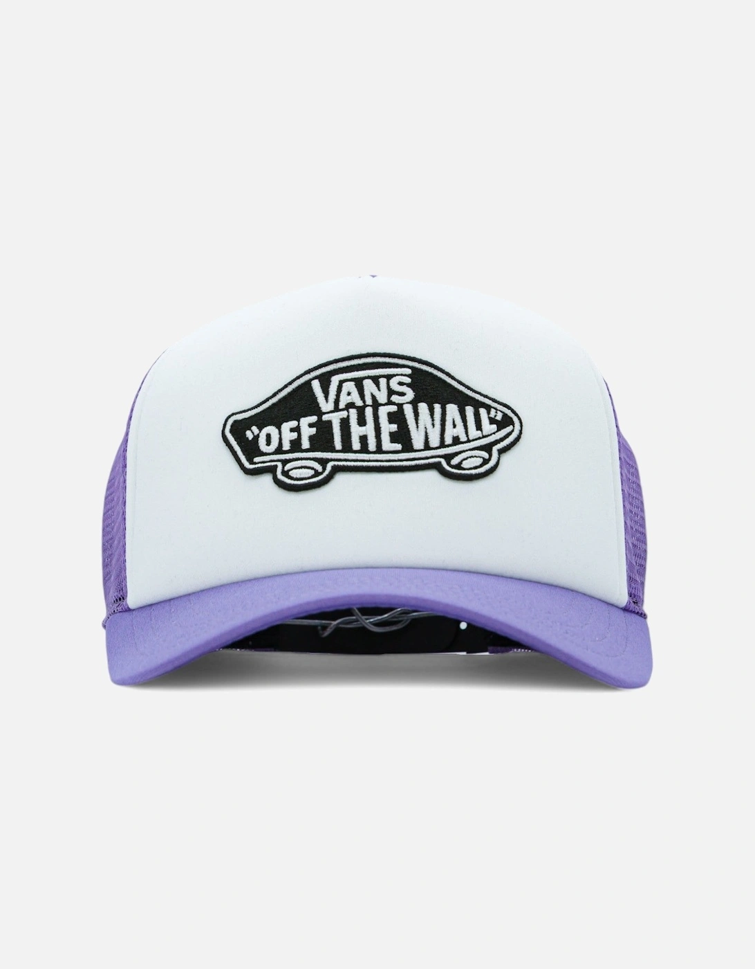 Classic Patch Curved Bill Trucker Cap - White/Purple Haze