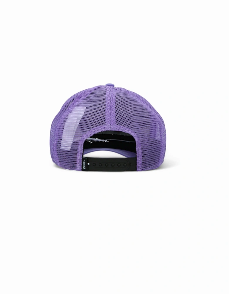 Classic Patch Curved Bill Trucker Cap - White/Purple Haze