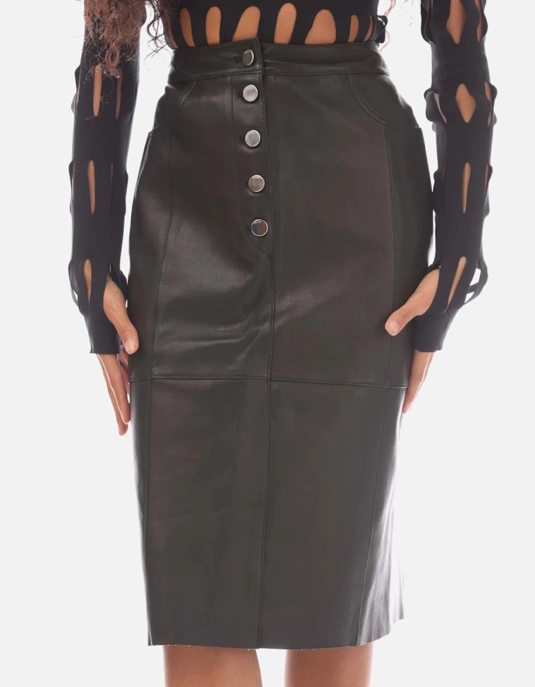 Selara Leather Skirt