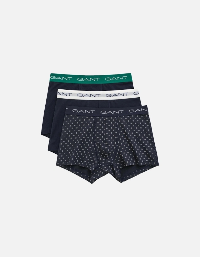 Men's 3 Pack Micro Print Trunk