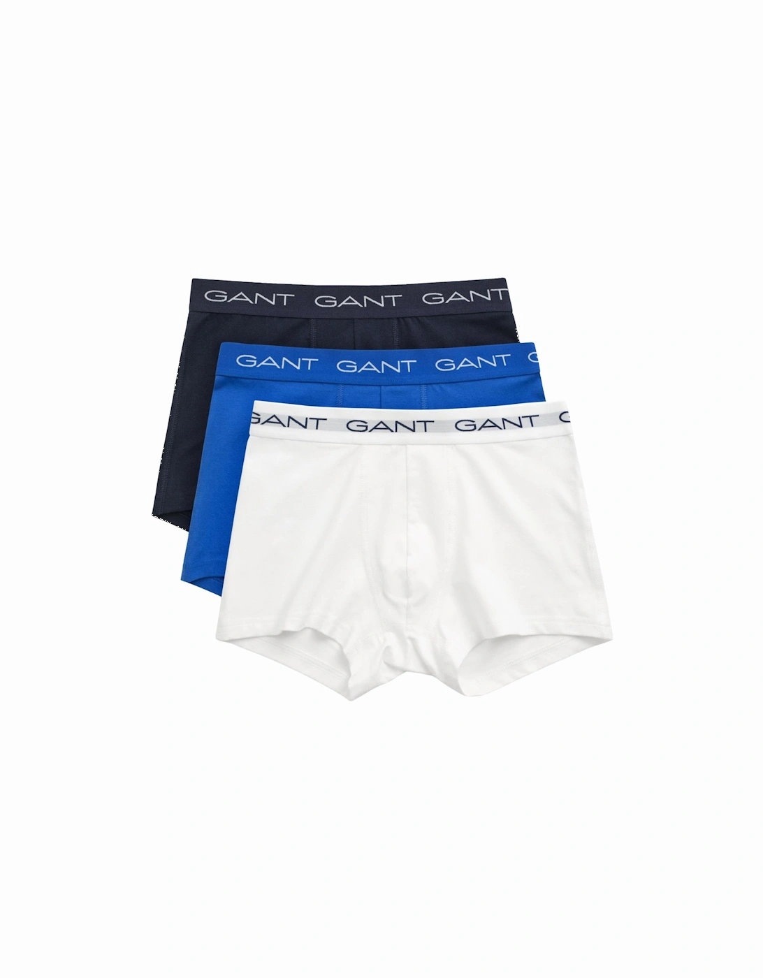 Gant Men's White 3 Pack Trunk - : 35/34/32 L