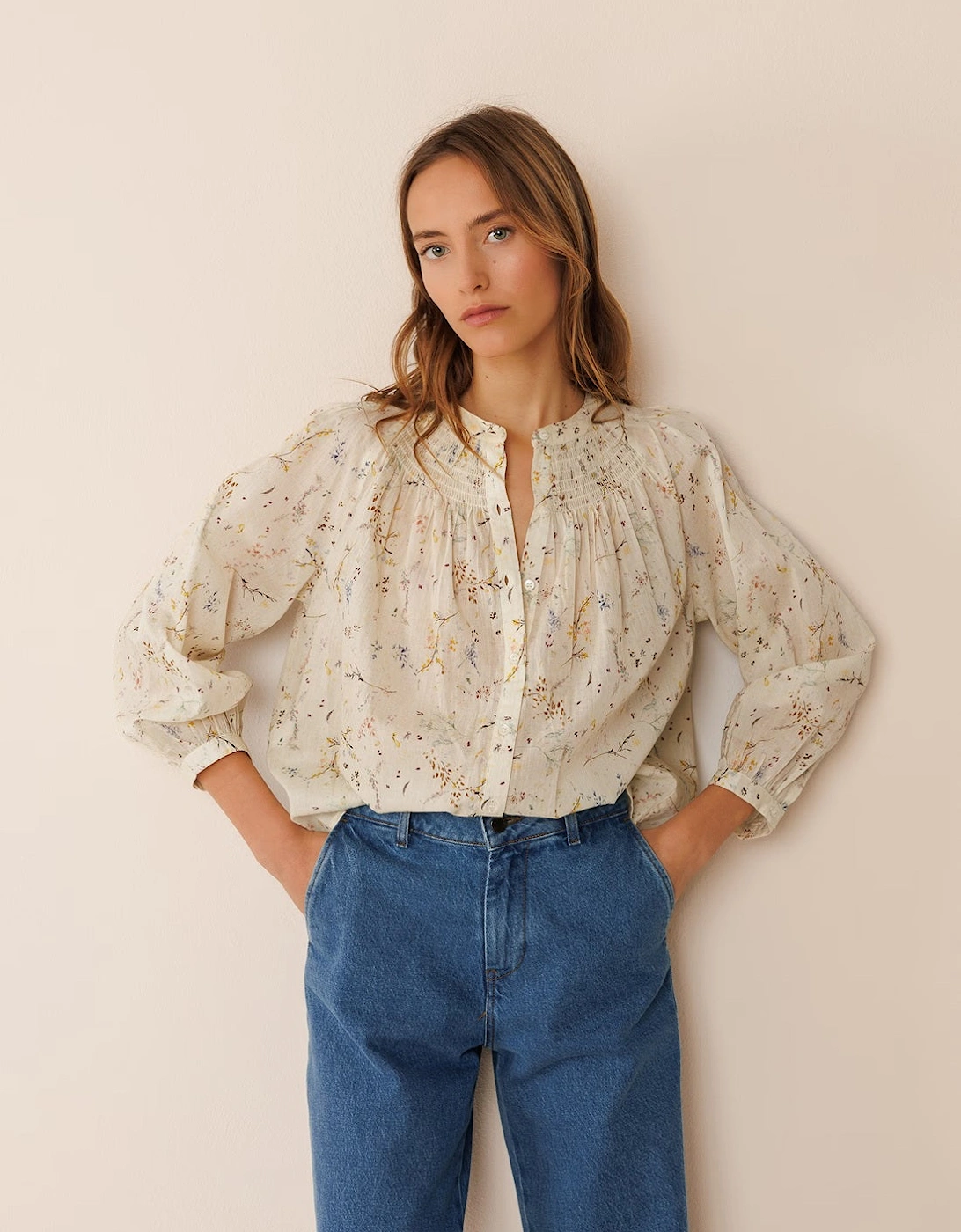 Raglan Sleeve Shirt - Vanilla, 4 of 3