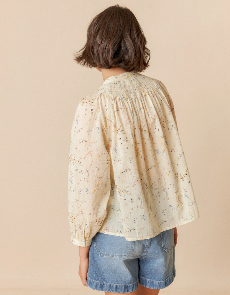 Raglan Sleeve Shirt - Vanilla