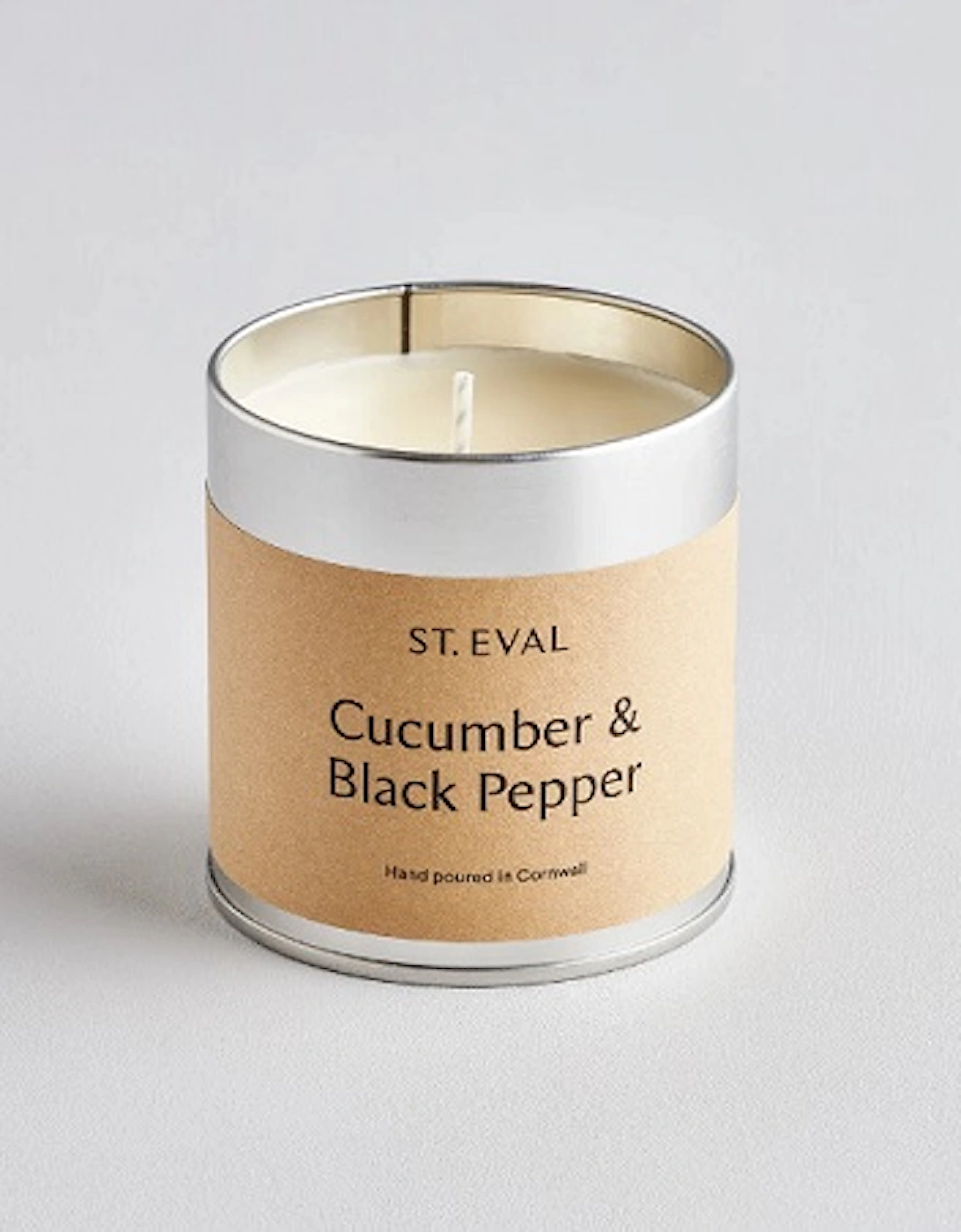 St Eval Scented Tin Candle Cucumber & Black Pepper