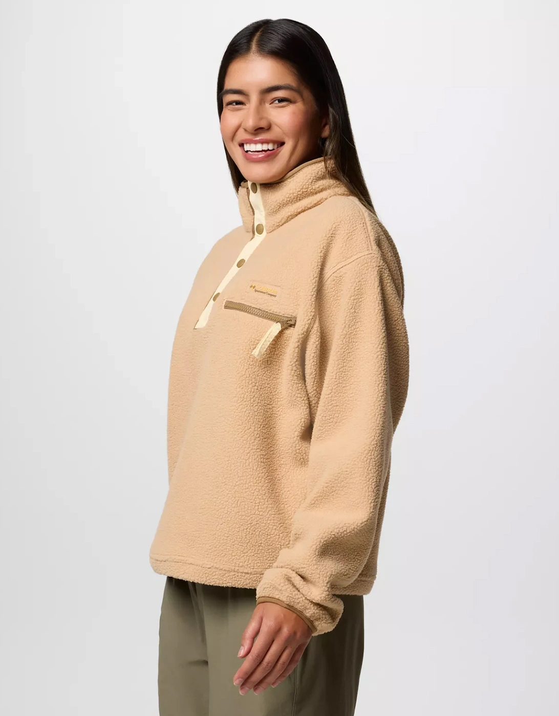 Women's Helvetia II Cropped Half Snap Fleece Canoe