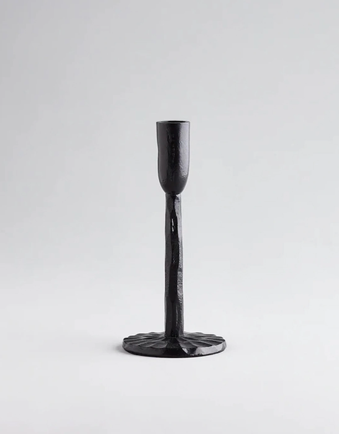 St Eval Black Candlestick Small, 3 of 2