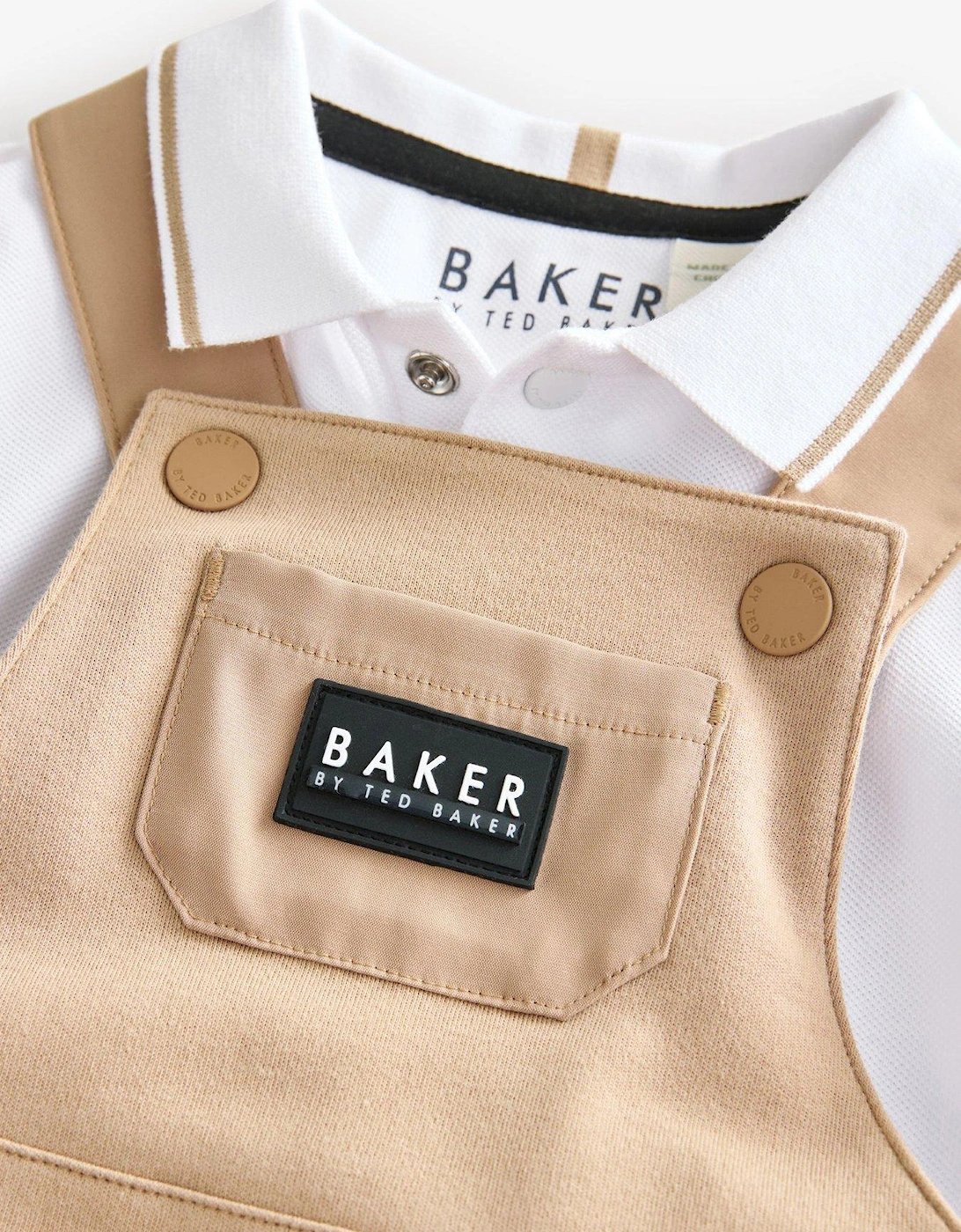 Baby Boys Dungarees - Beige