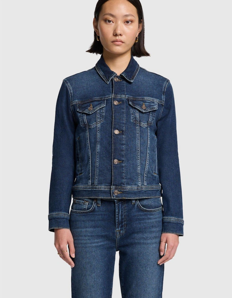 Classic Denim Trucker Jacket Cisco - Dark Blue