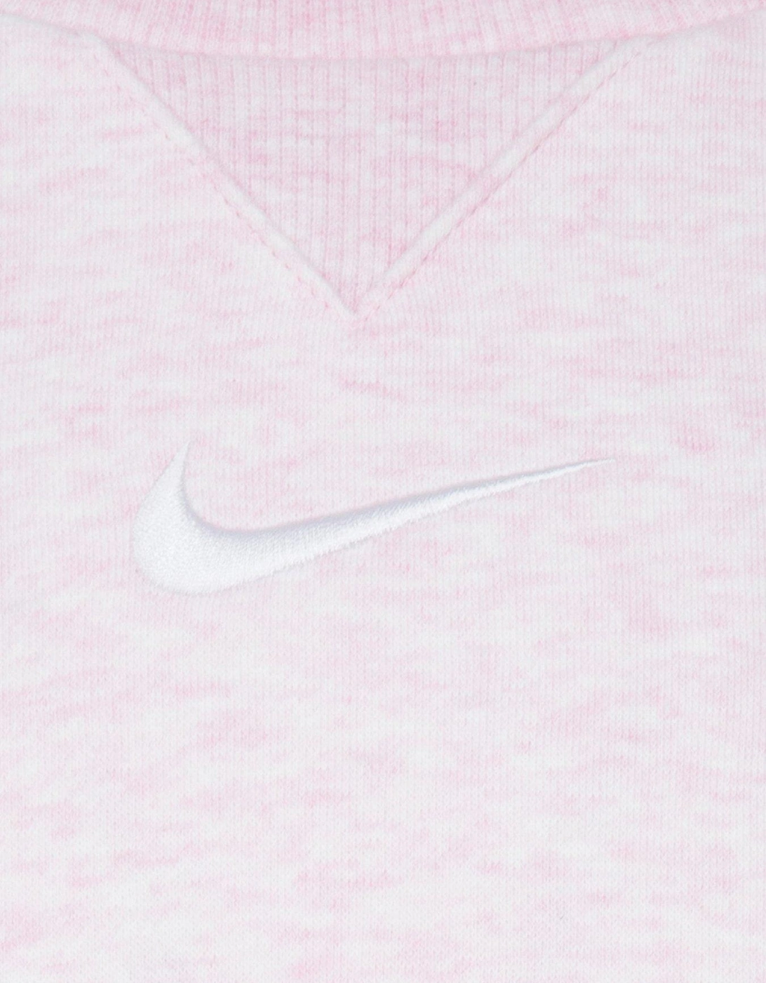 Kids Essential Fleece Crew Tracksuit - Pink