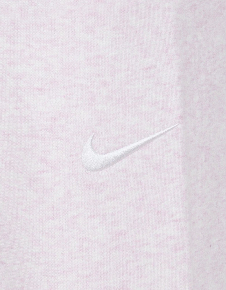 Kids Essential Fleece Crew Tracksuit - Pink