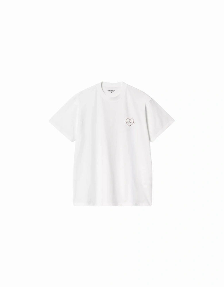 S/S Furoshiki T-Shirt - White/Red