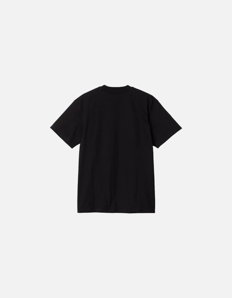 S/S American Script T-Shirt - Black