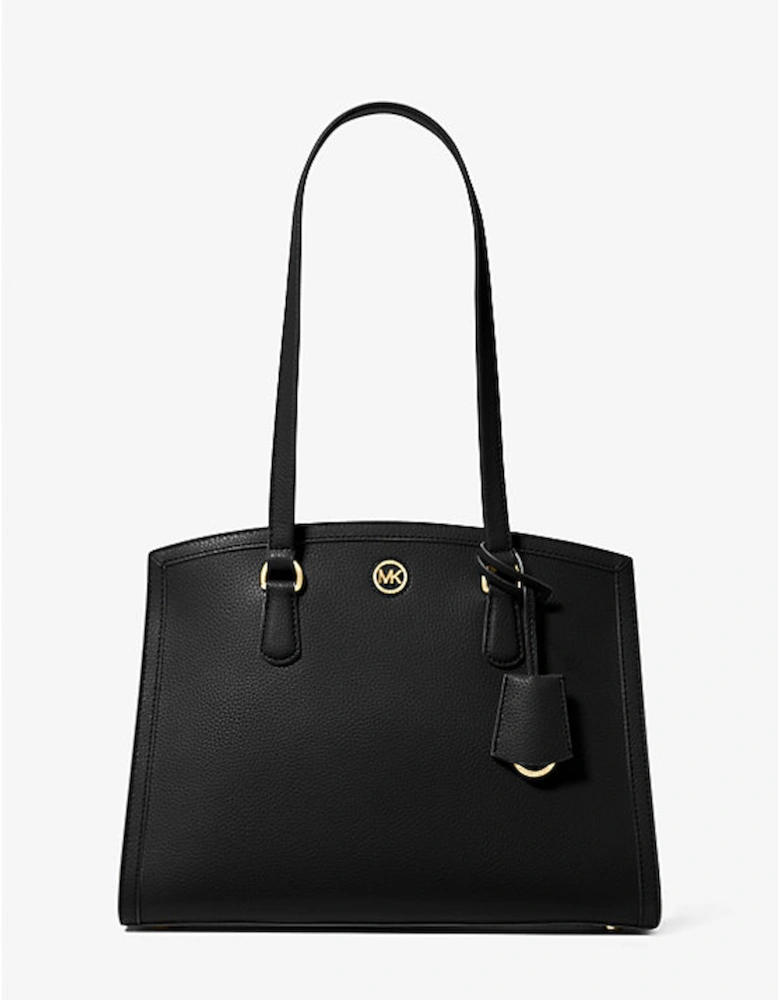 Chantal Medium Pebbled Leather Tote Bag