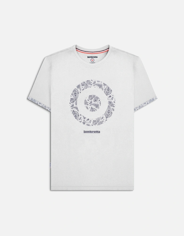 Mens Paisley Target Short Sleeve T-Shirt