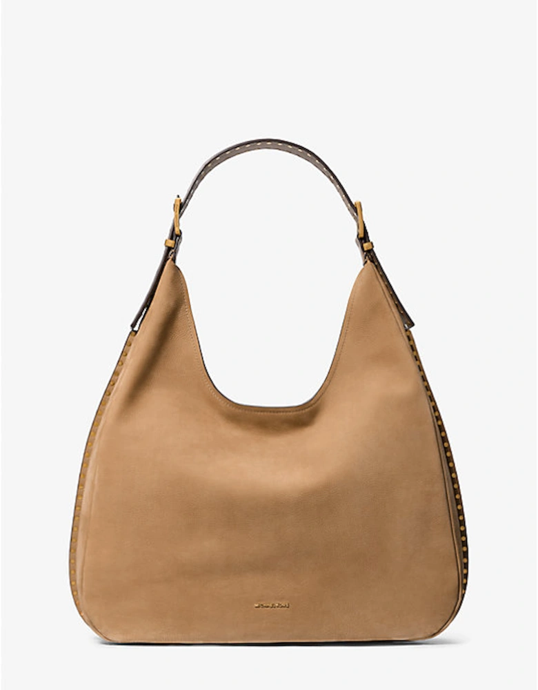 Nolita Large Nubuck Hobo Shoulder Bag