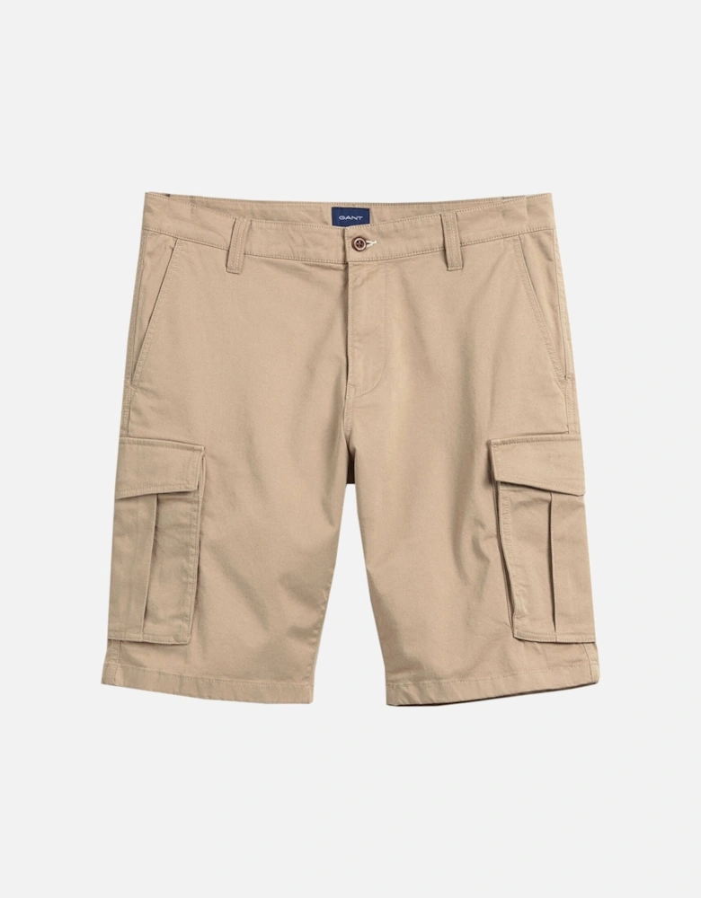 D1 Relaxed Twill Cargo Shorts Dark Khaki