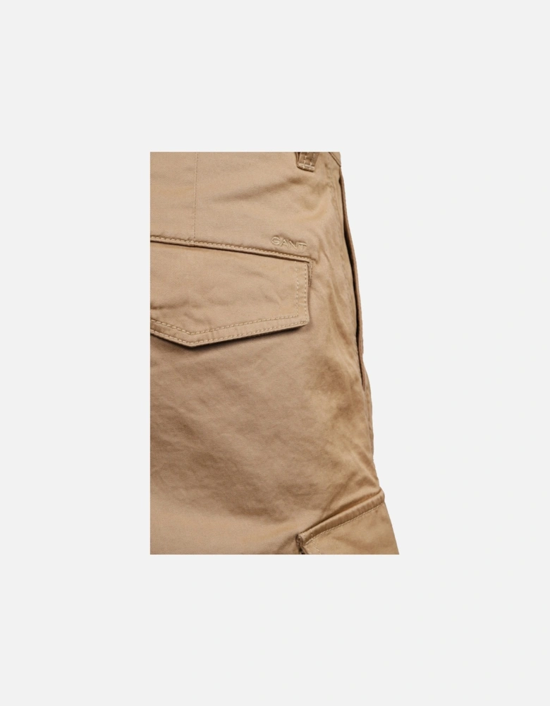 D1 Relaxed Twill Cargo Shorts Dark Khaki