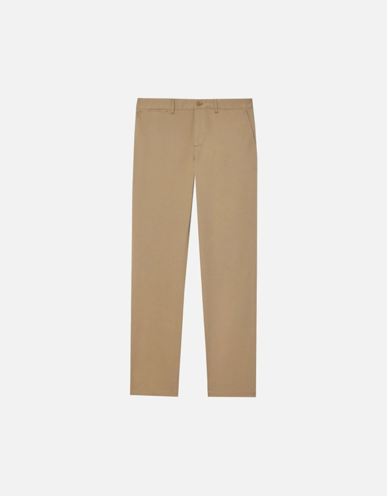 Men's Slim Fit Beige Chino Pants