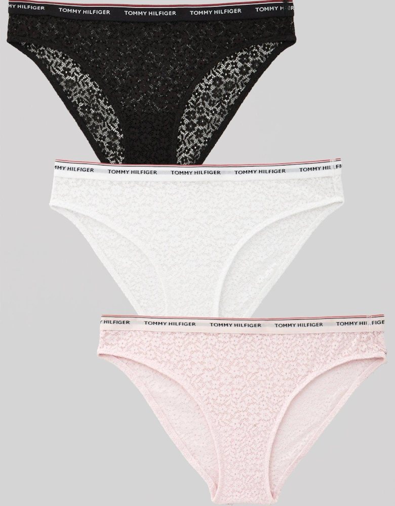 3 Pack Lace Brief-multi